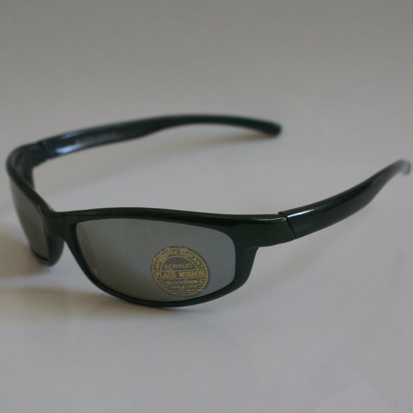 NWT VtgSports 90's wrap around w/ 8 base curve smoke mirror lens sunglasses - Picture 3 of 4